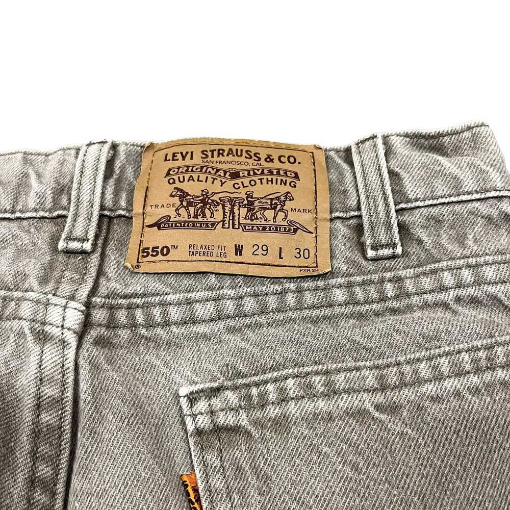 Levi's 90s VTG Levis 550 Orange Tab Denim Jeans T… - image 7