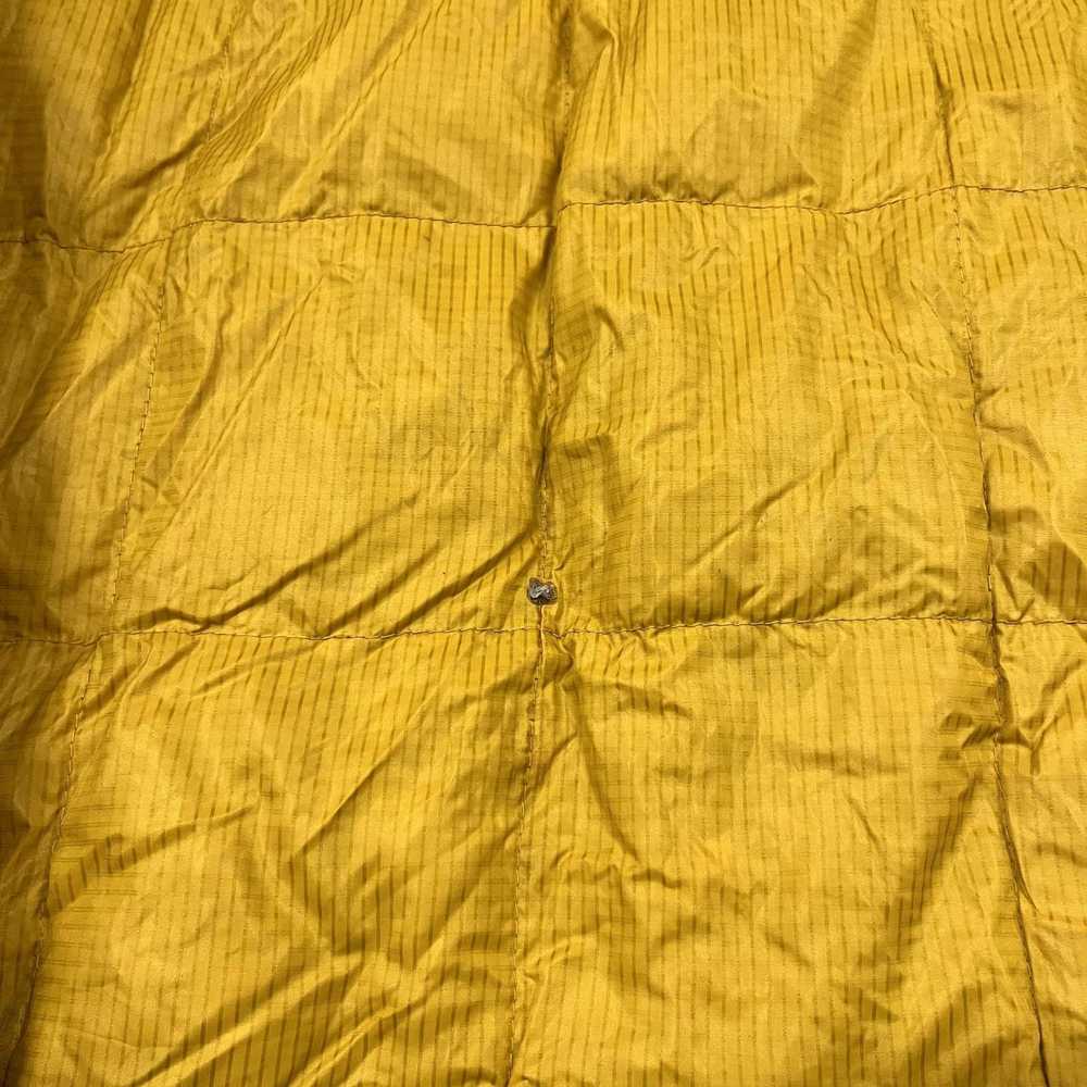 Vintage Y2K VTG Eddie Bauer Yellow Quilted Light … - image 10