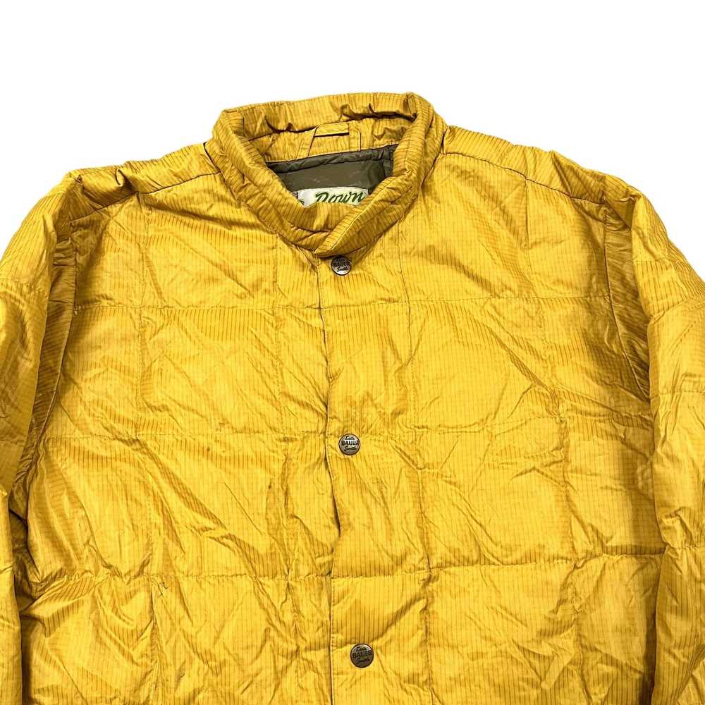 Vintage Y2K VTG Eddie Bauer Yellow Quilted Light … - image 3