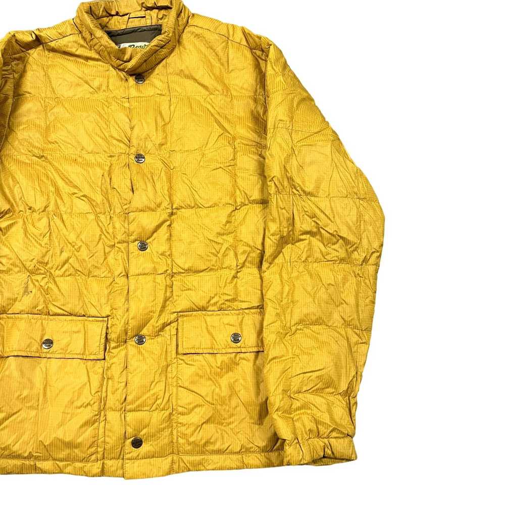 Vintage Y2K VTG Eddie Bauer Yellow Quilted Light … - image 5