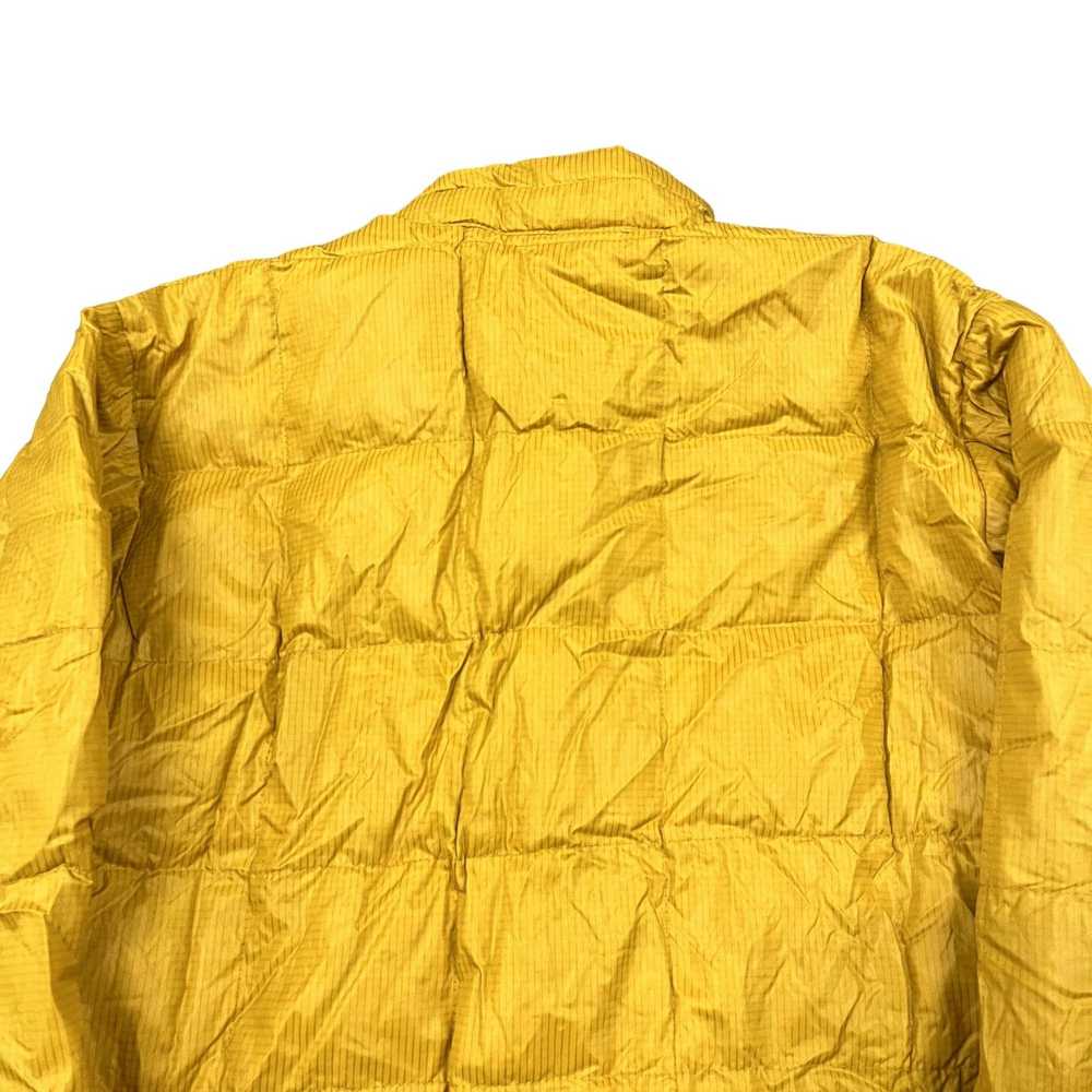 Vintage Y2K VTG Eddie Bauer Yellow Quilted Light … - image 9