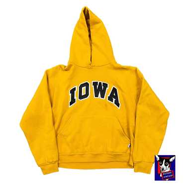 Vintage 80s/90s VTG Yellow Iowa Hawkeyes Pullover 