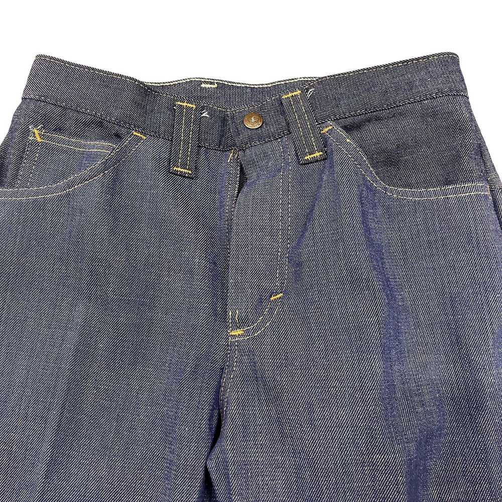 Vintage 70s VTG JC Penney's Indigo Blue Denim No … - image 10