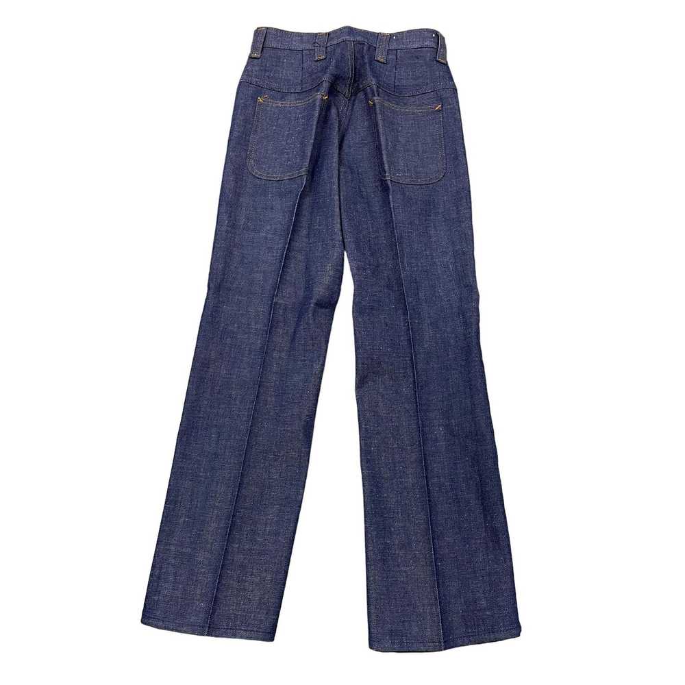 Vintage 70s VTG JC Penney's Indigo Blue Denim No … - image 2