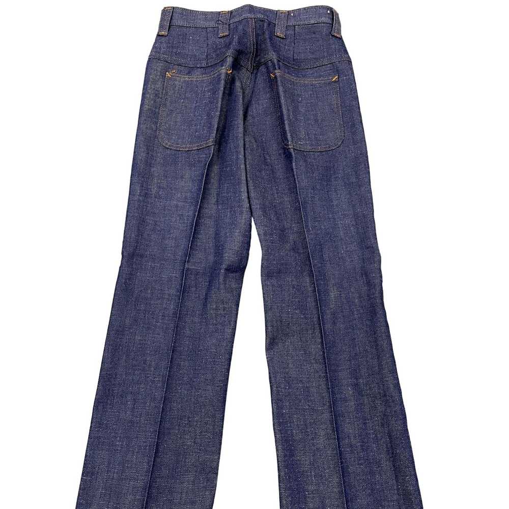 Vintage 70s VTG JC Penney's Indigo Blue Denim No … - image 4