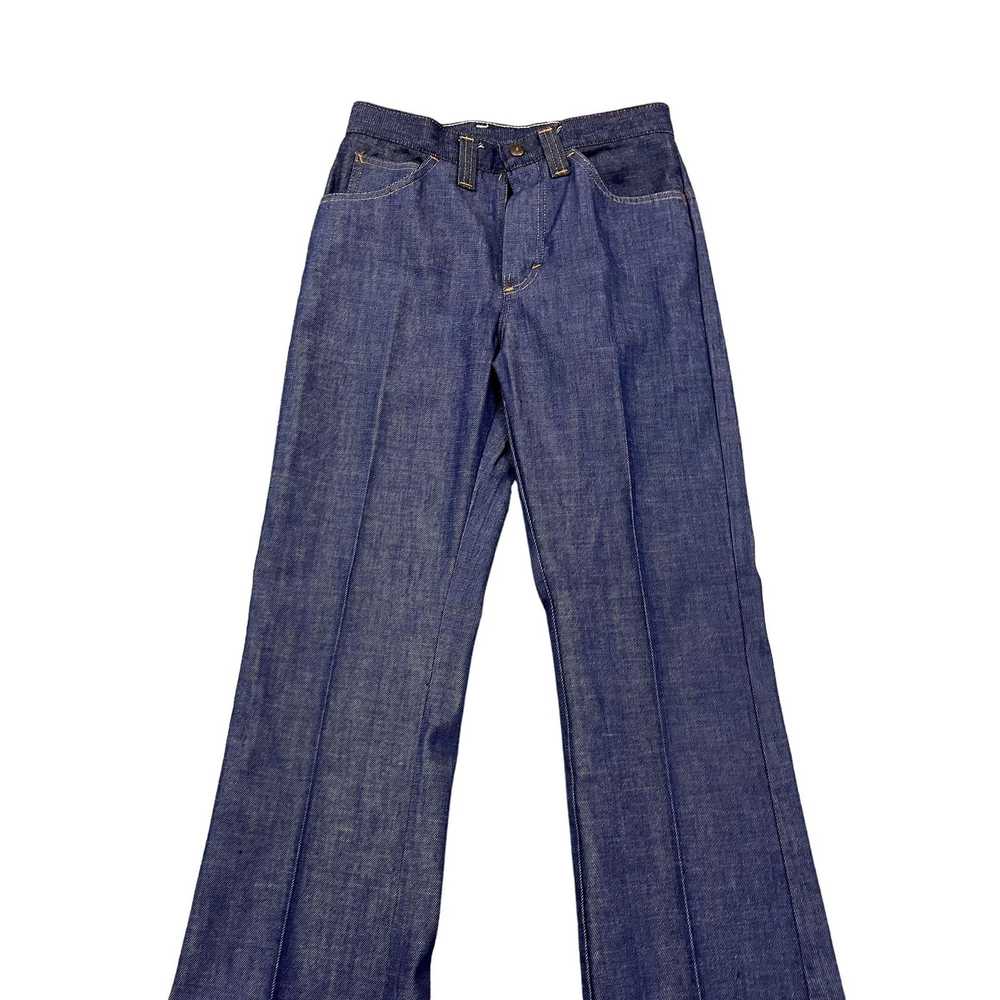 Vintage 70s VTG JC Penney's Indigo Blue Denim No … - image 8