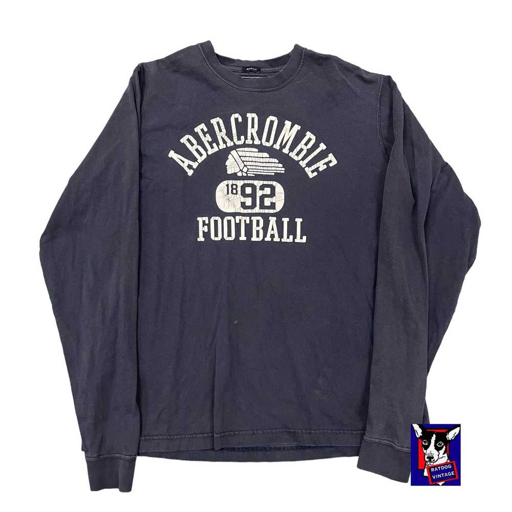 Vintage 90S/Y2K Abercrombie & Fitch Navy Blue 'Fo… - image 1