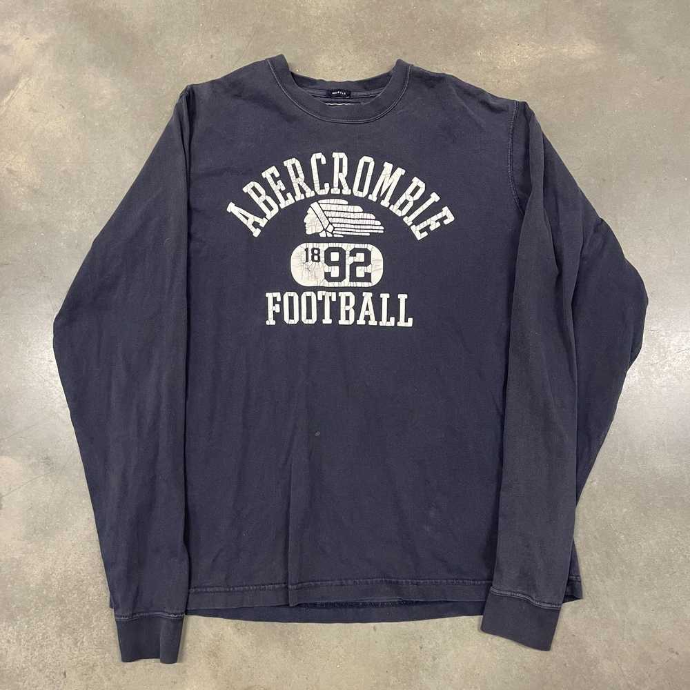 Vintage 90S/Y2K Abercrombie & Fitch Navy Blue 'Fo… - image 2