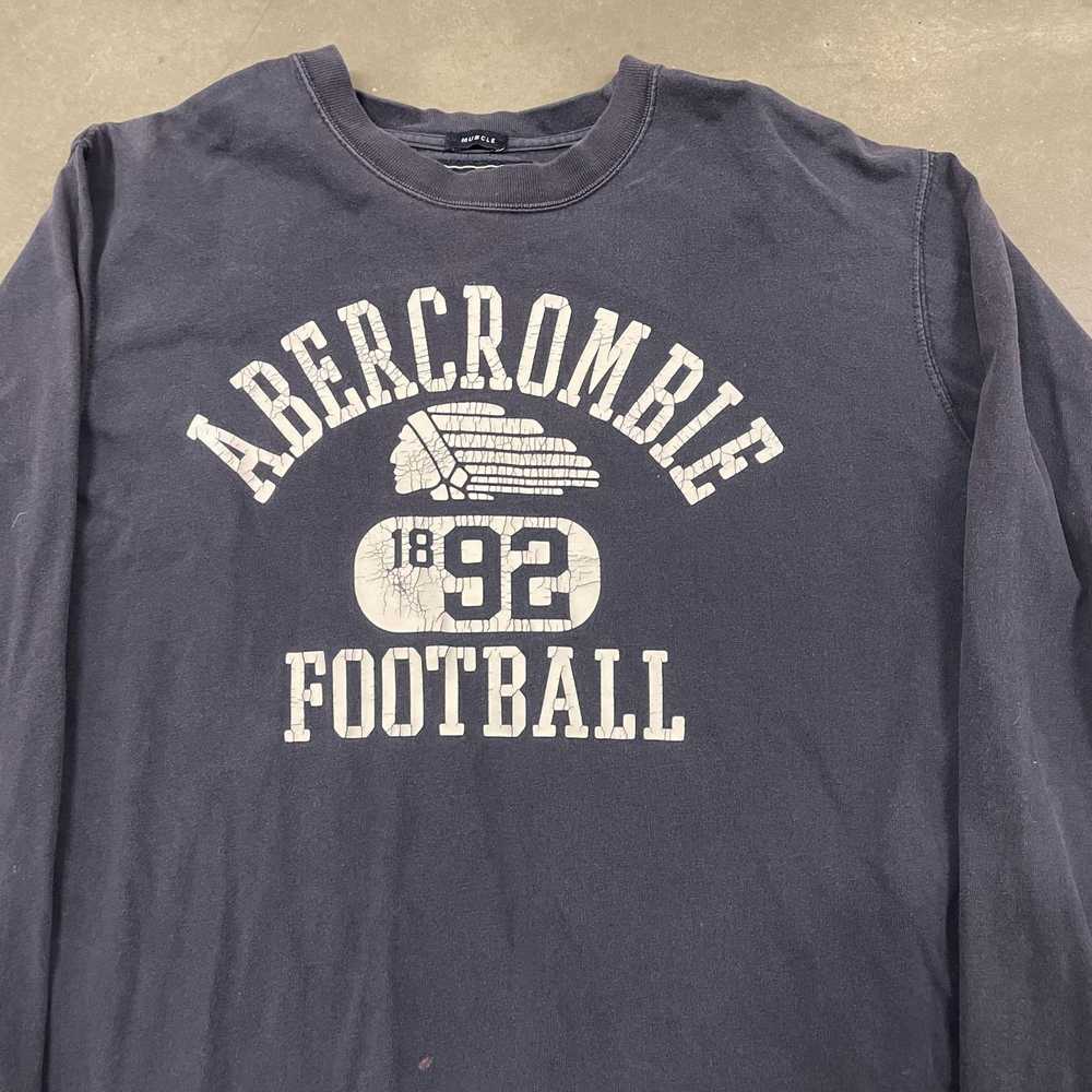 Vintage 90S/Y2K Abercrombie & Fitch Navy Blue 'Fo… - image 3