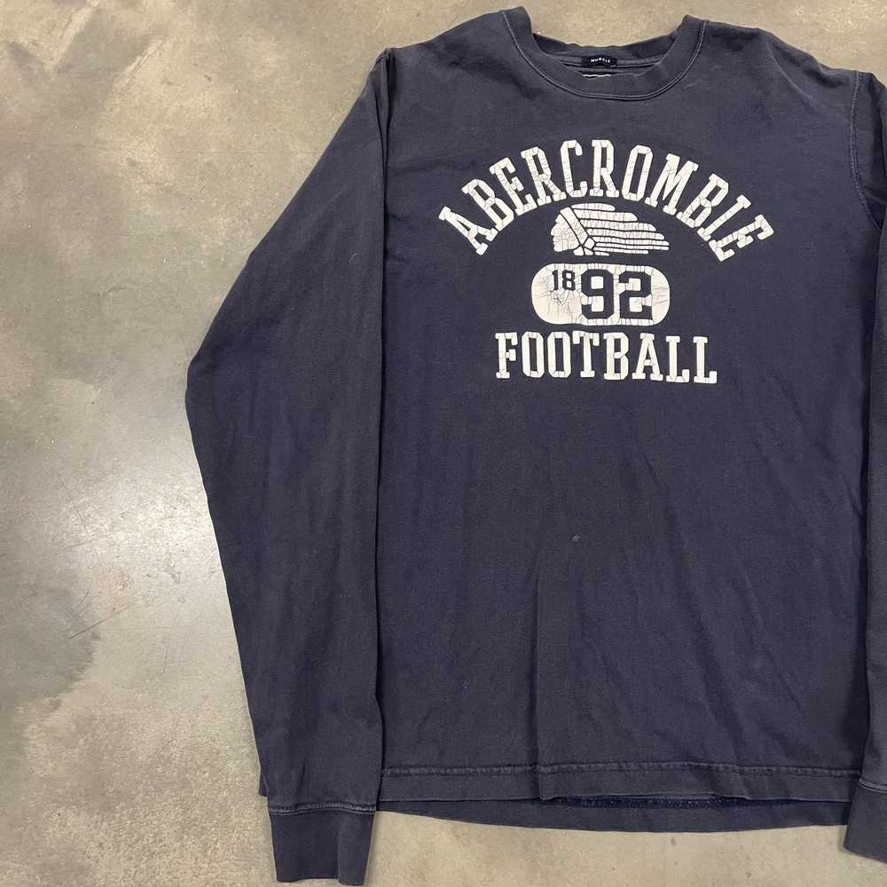 Vintage 90S/Y2K Abercrombie & Fitch Navy Blue 'Fo… - image 4