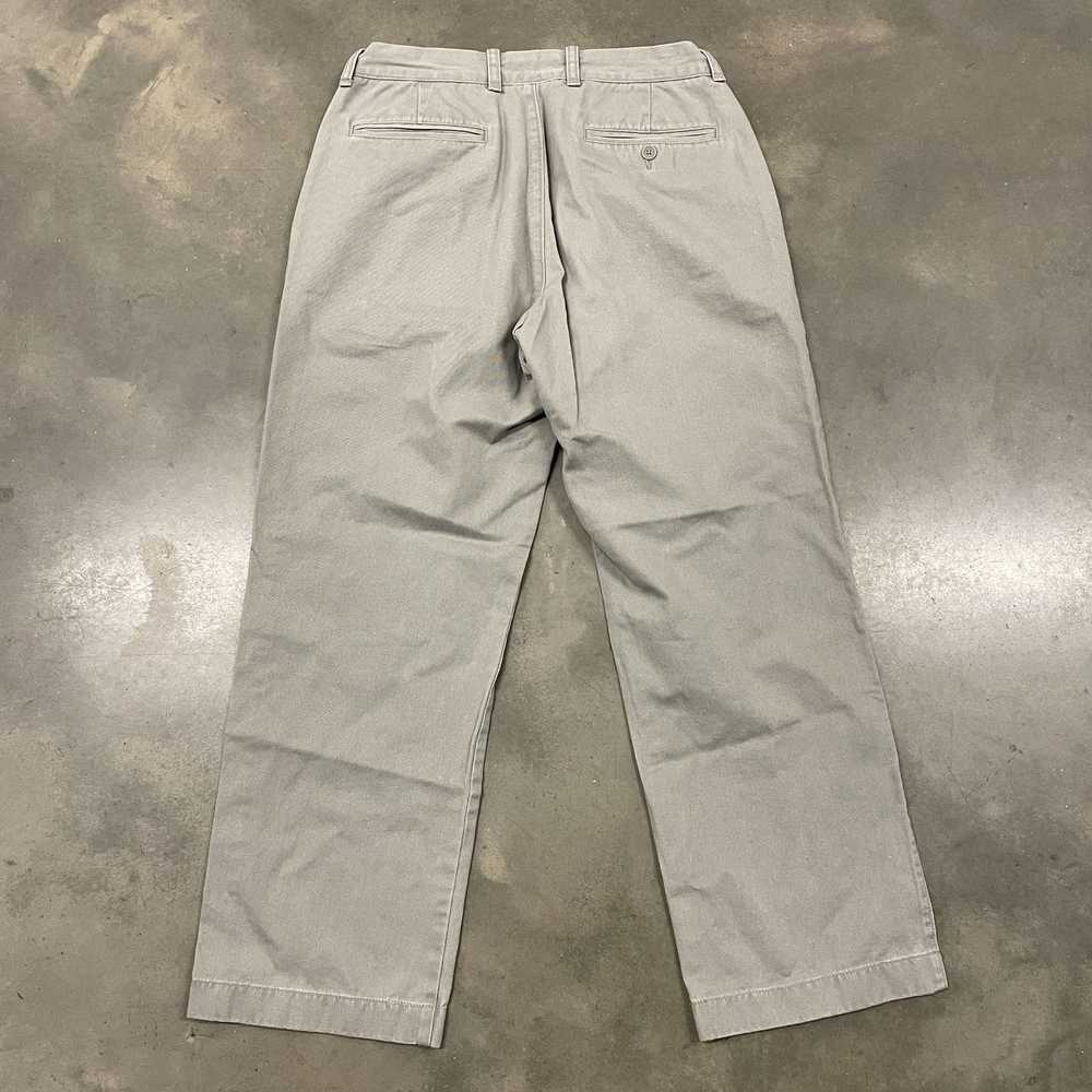 Vintage Y2K VTG J Crew Cotton Gray Khaki Chinos P… - image 10