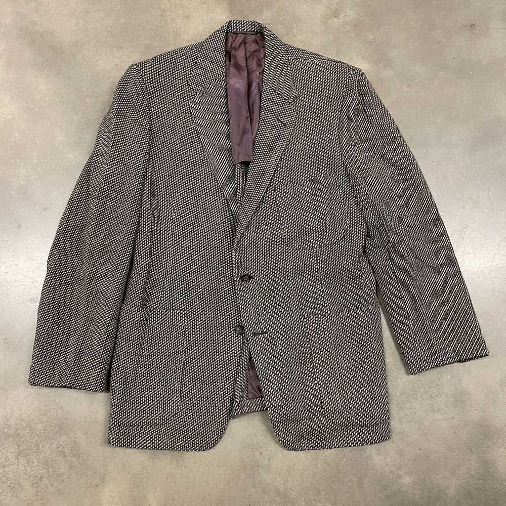 Vintage 60S VTG Gray Tweed Hart Schaffner Marx 2 … - image 3