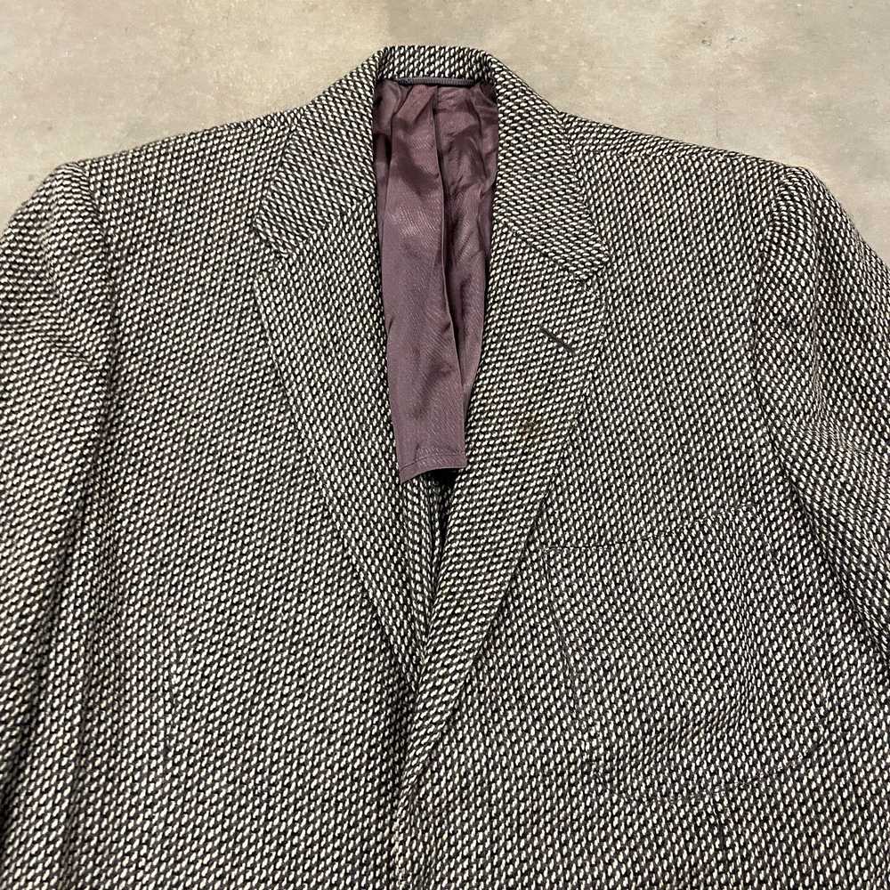 Vintage 60S VTG Gray Tweed Hart Schaffner Marx 2 … - image 4