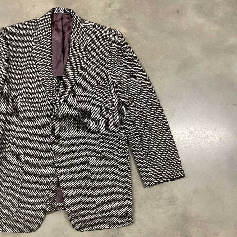 Vintage 60S VTG Gray Tweed Hart Schaffner Marx 2 … - image 6