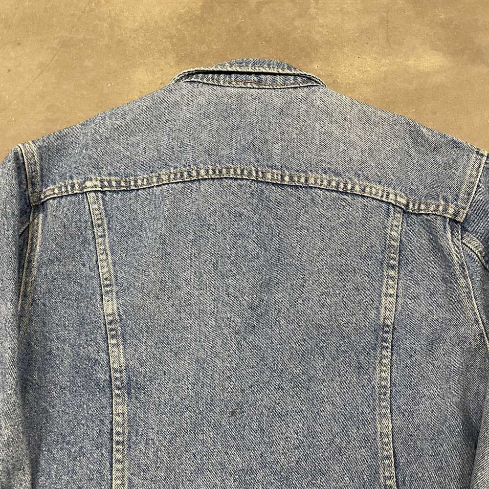 Vintage 80s VTG Lee Rider Denim Jean Jacket M Blu… - image 9