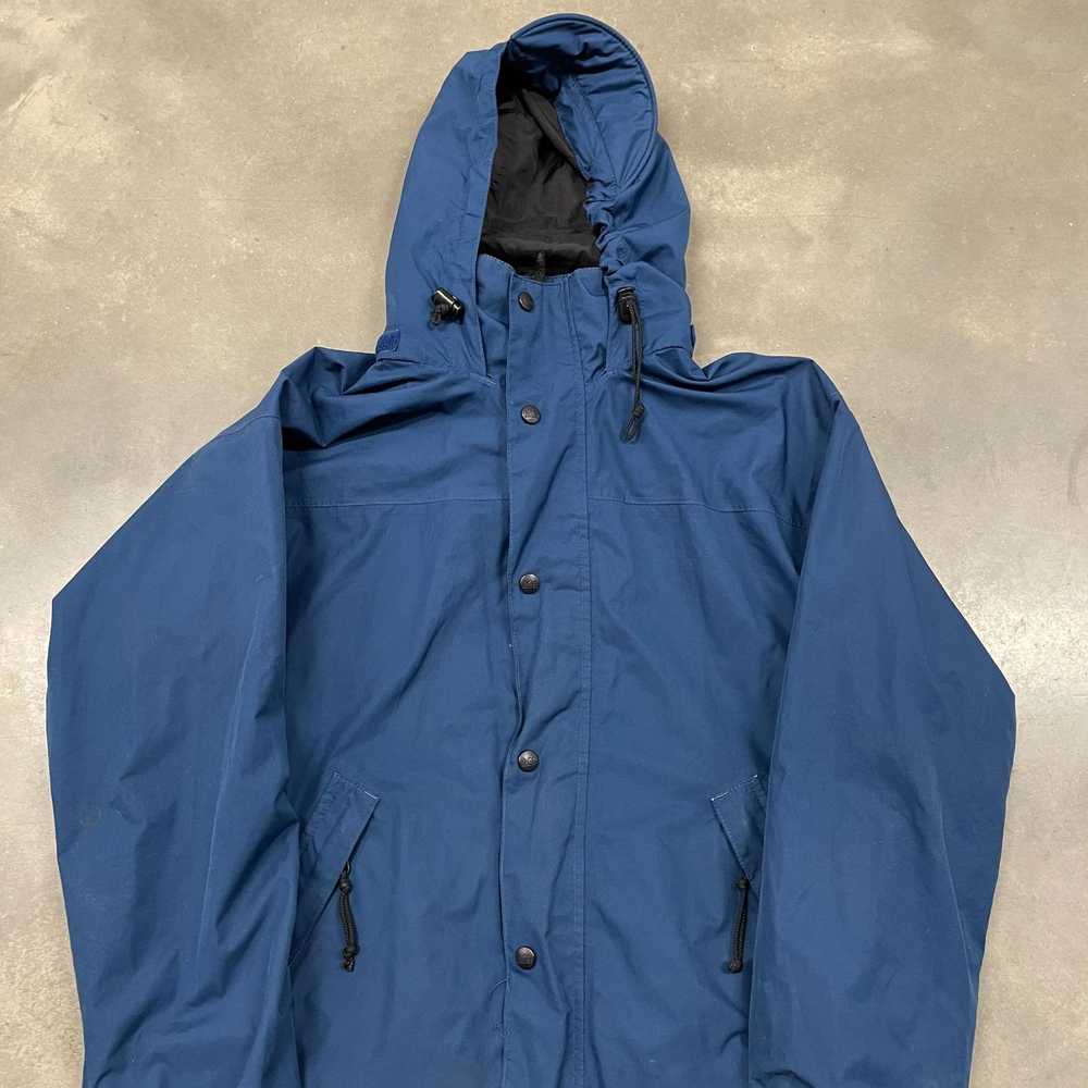 Vintage 80s REI CO-OP Blue Nylon Hooded Parka Zip… - image 4