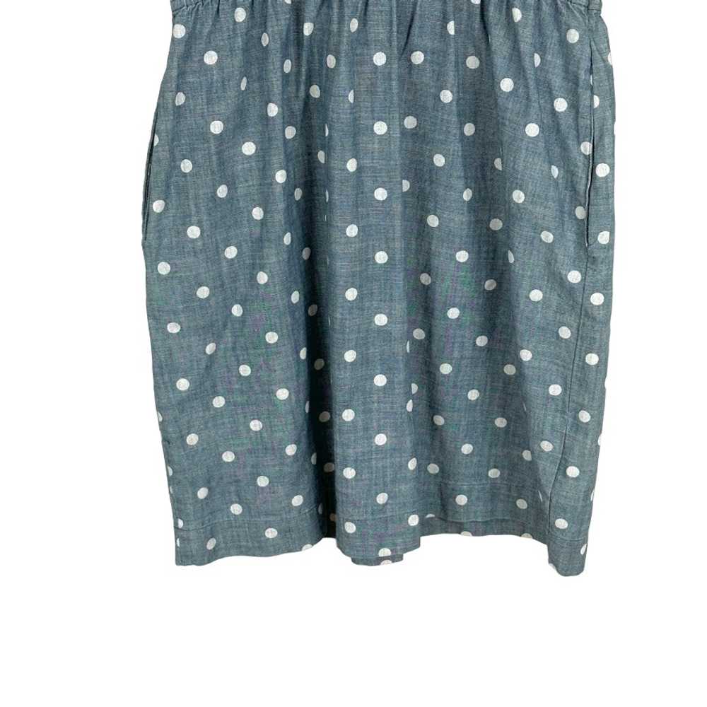 Brooks Brothers Womens Blue Chambray Polka Dot Sh… - image 8