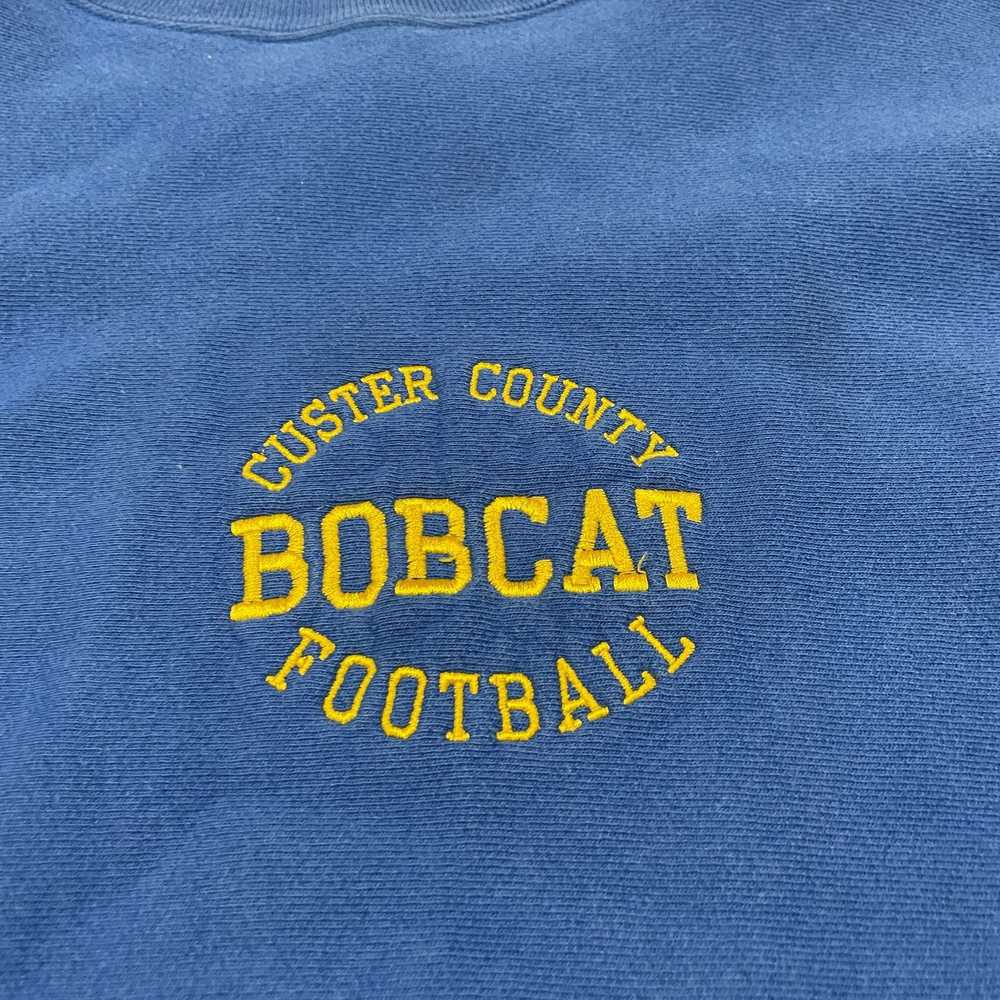 Vintage 90s Champion Reverse Weave Blue 'Bobcat F… - image 6