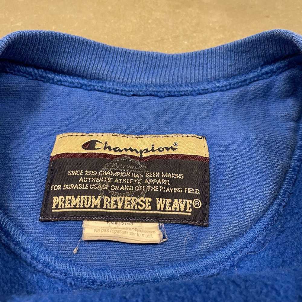 Vintage 90s Champion Reverse Weave Blue 'Bobcat F… - image 7