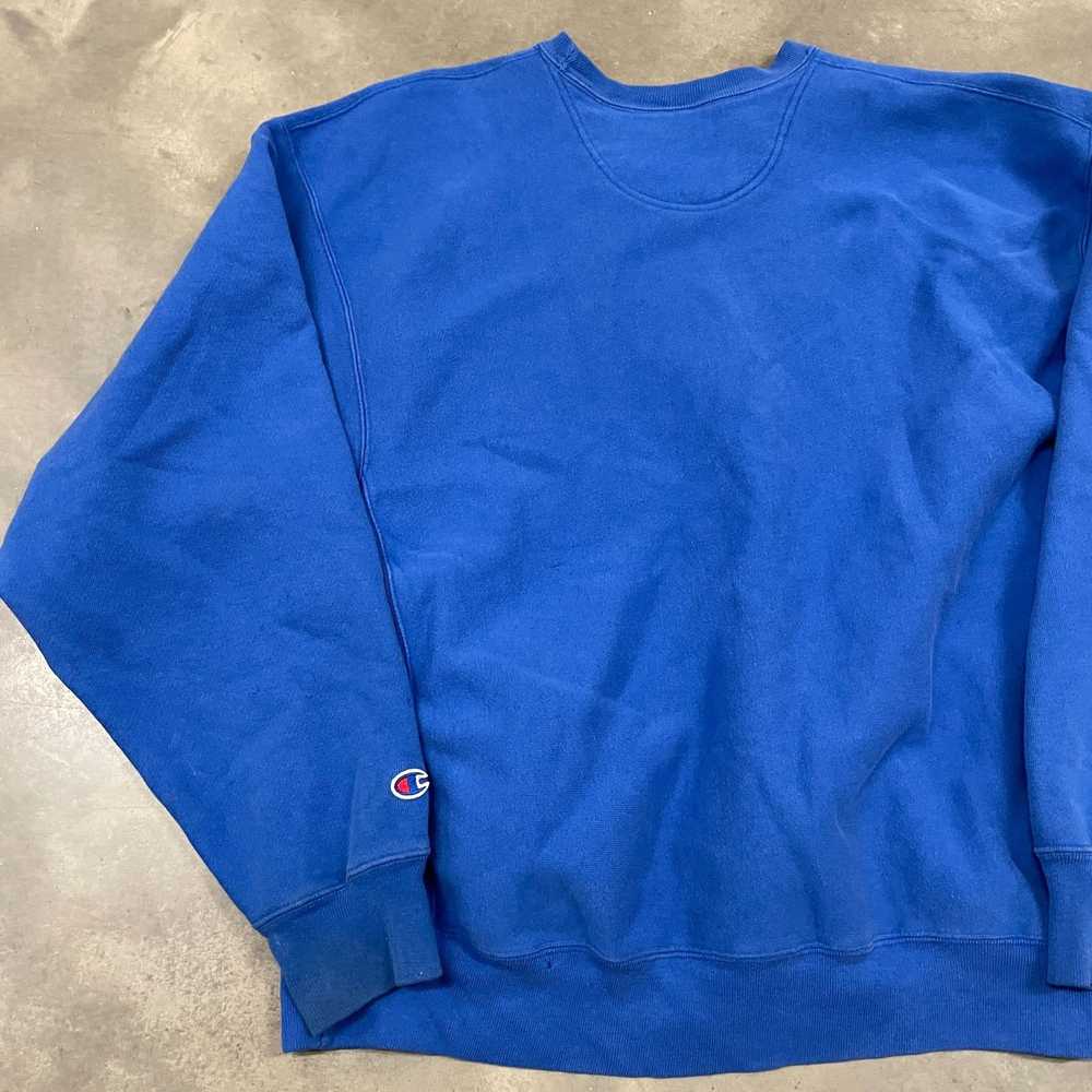 Vintage 90s Champion Reverse Weave Blue 'Bobcat F… - image 9