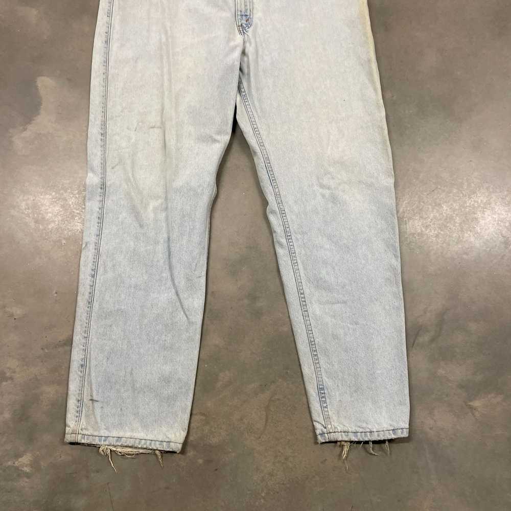 Vintage 90S Levis 540 Relaxed Fit Distressed Ligh… - image 11