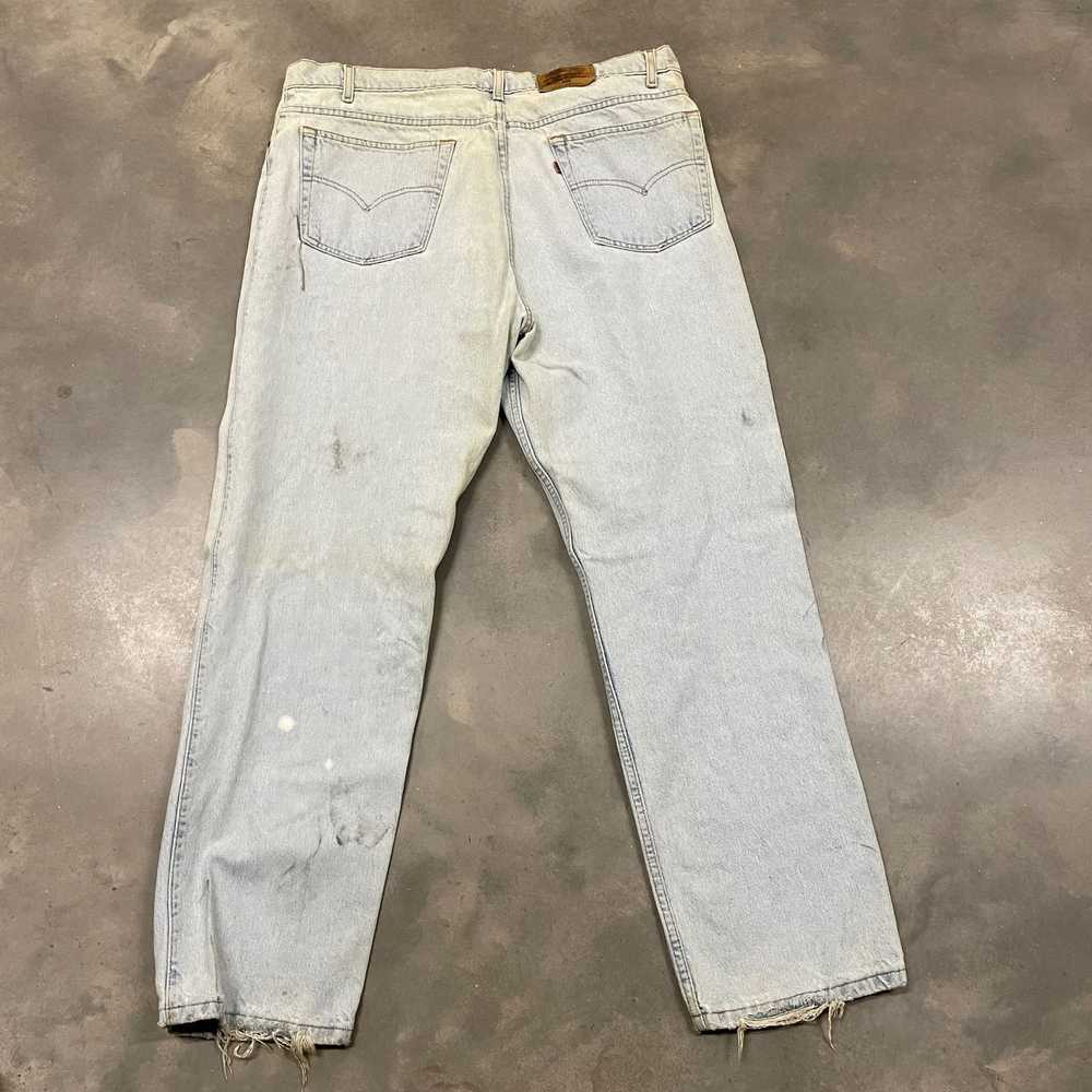 Vintage 90S Levis 540 Relaxed Fit Distressed Ligh… - image 6