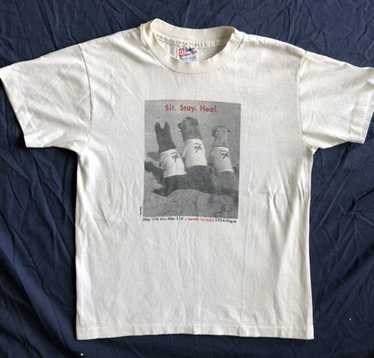 【80s BRUCE WEBER 】emporioarmani ロンT VTG 1989 Emporio Armani Norman Watson Shirt Model Single