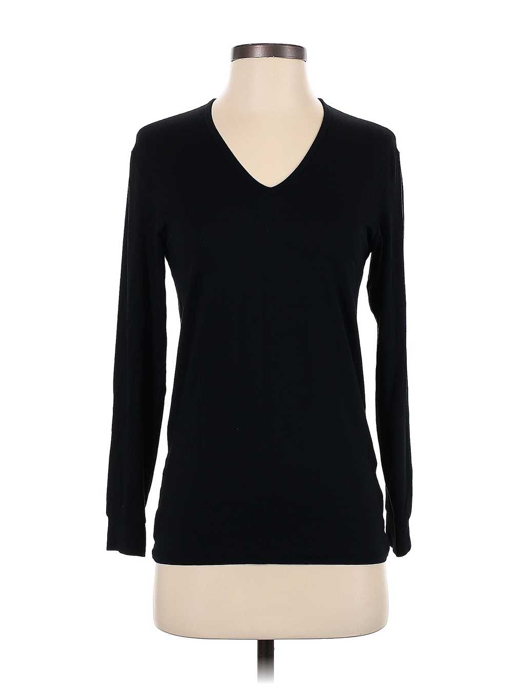 Uniqlo Women Black Long Sleeve T-Shirt XS - image 1