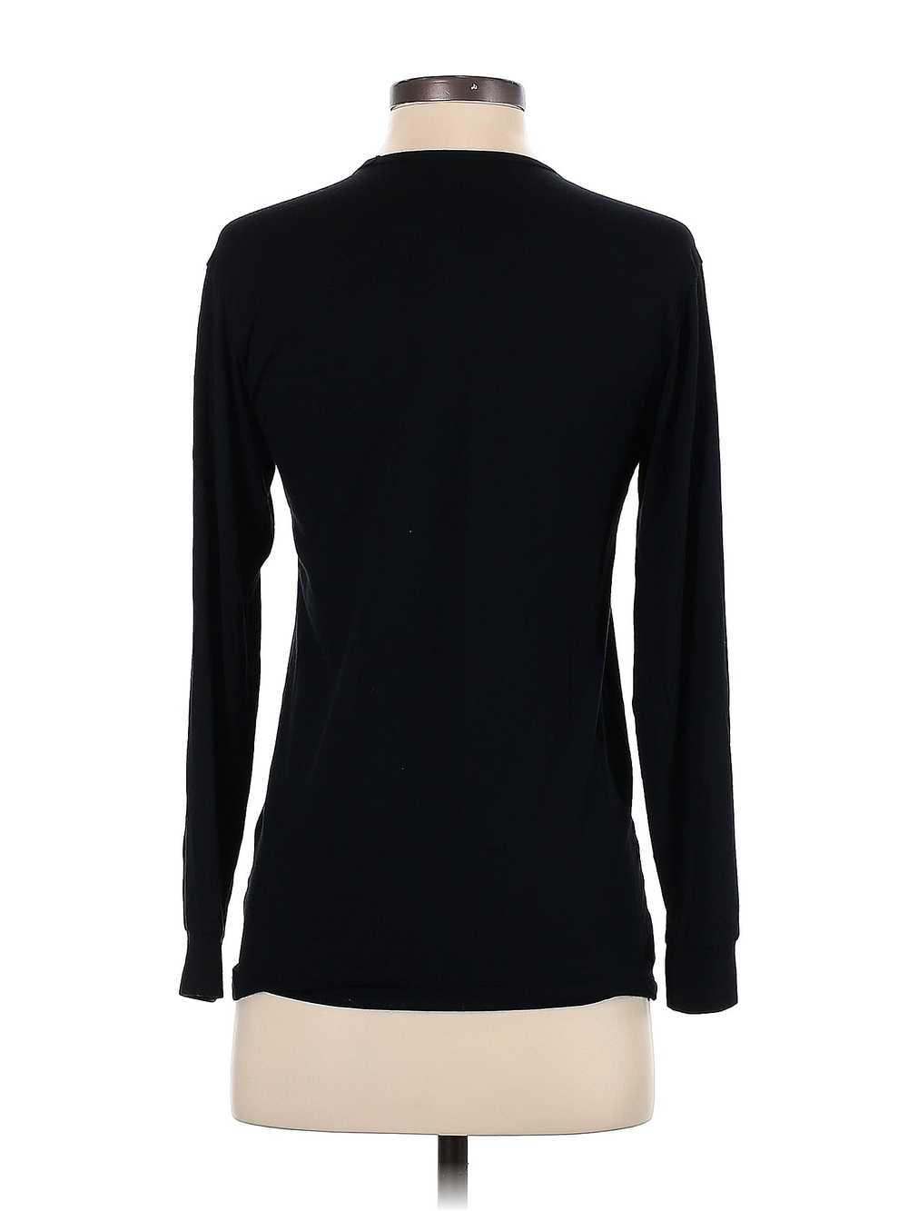 Uniqlo Women Black Long Sleeve T-Shirt XS - image 2