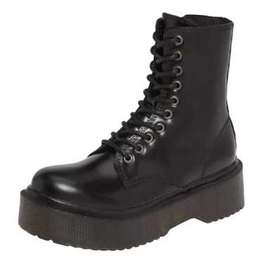 Jeffrey Campbell Leather biker boots