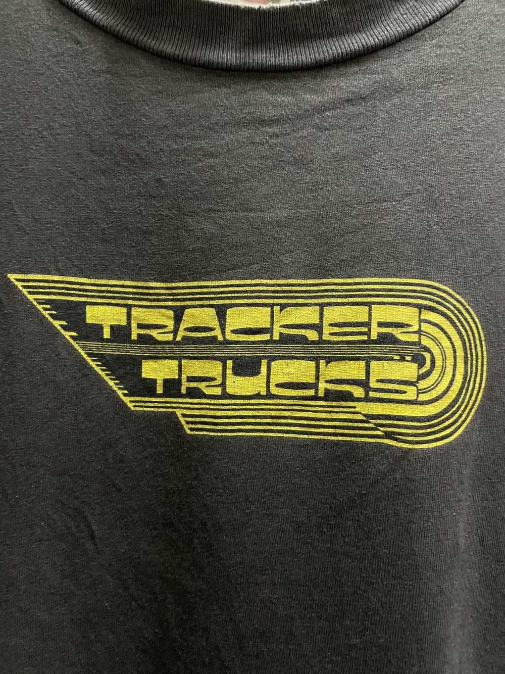 Rare × Vintage VINTAGE TRACKER TRUCKS TEE - image 3