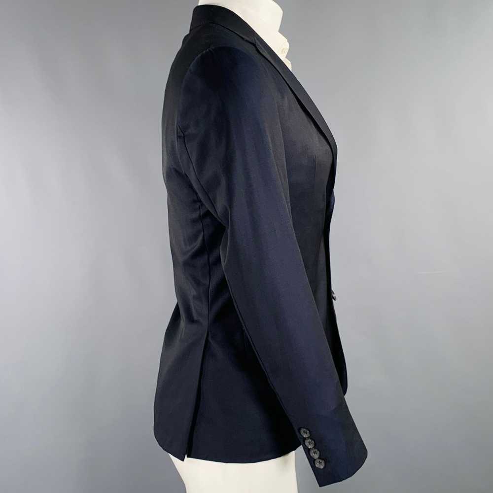 Other Navy Wool Single Breasted Sport Coat - image 2