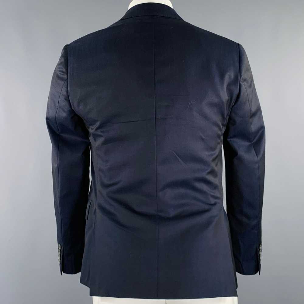 Other Navy Wool Single Breasted Sport Coat - image 3