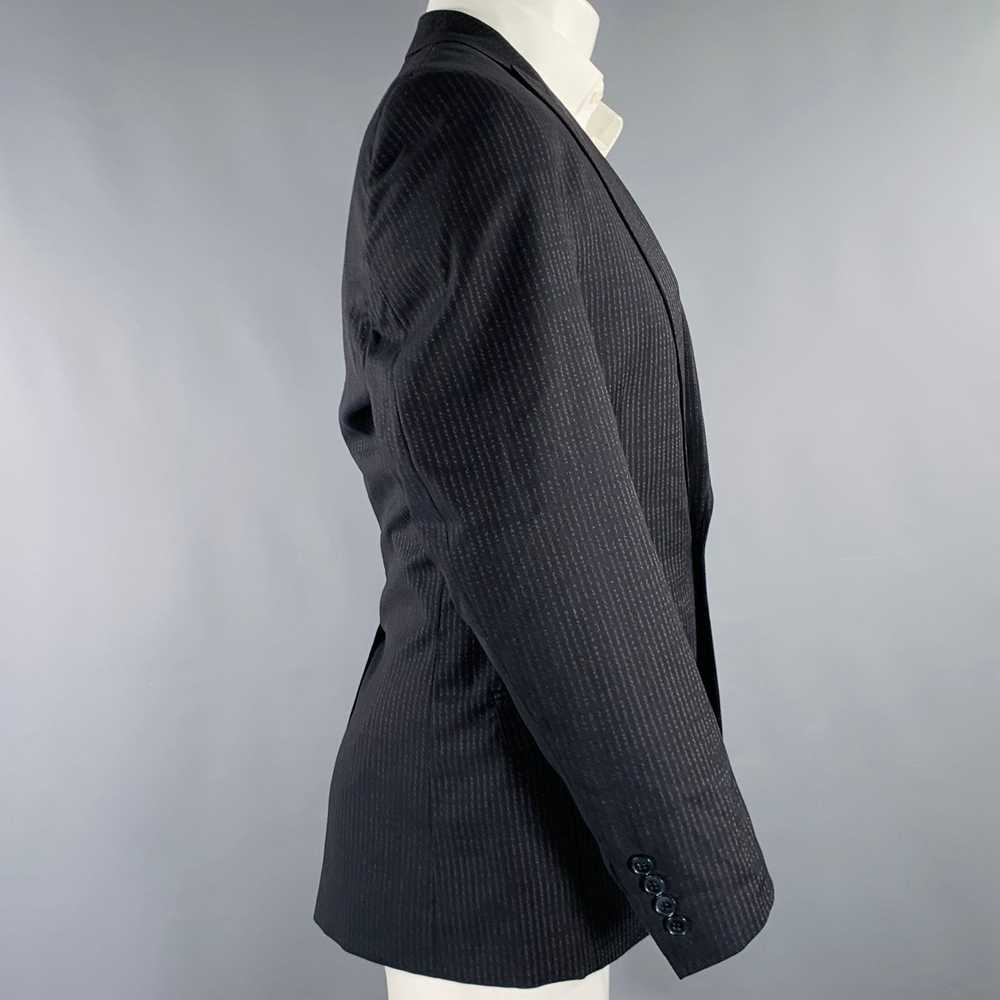 Dolce & Gabbana Navy Stripe Virgin Wool Sport Coat - image 2