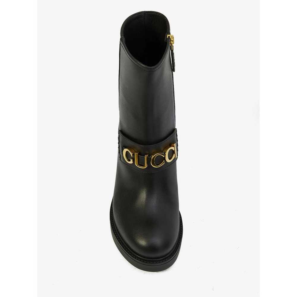 Gucci Leather boots - image 3