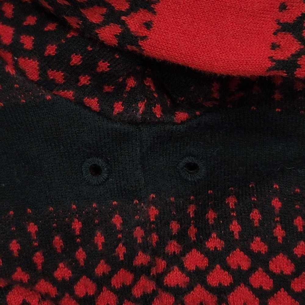 Number (N)ine Number (N)ine Red & Black Sweater - image 5