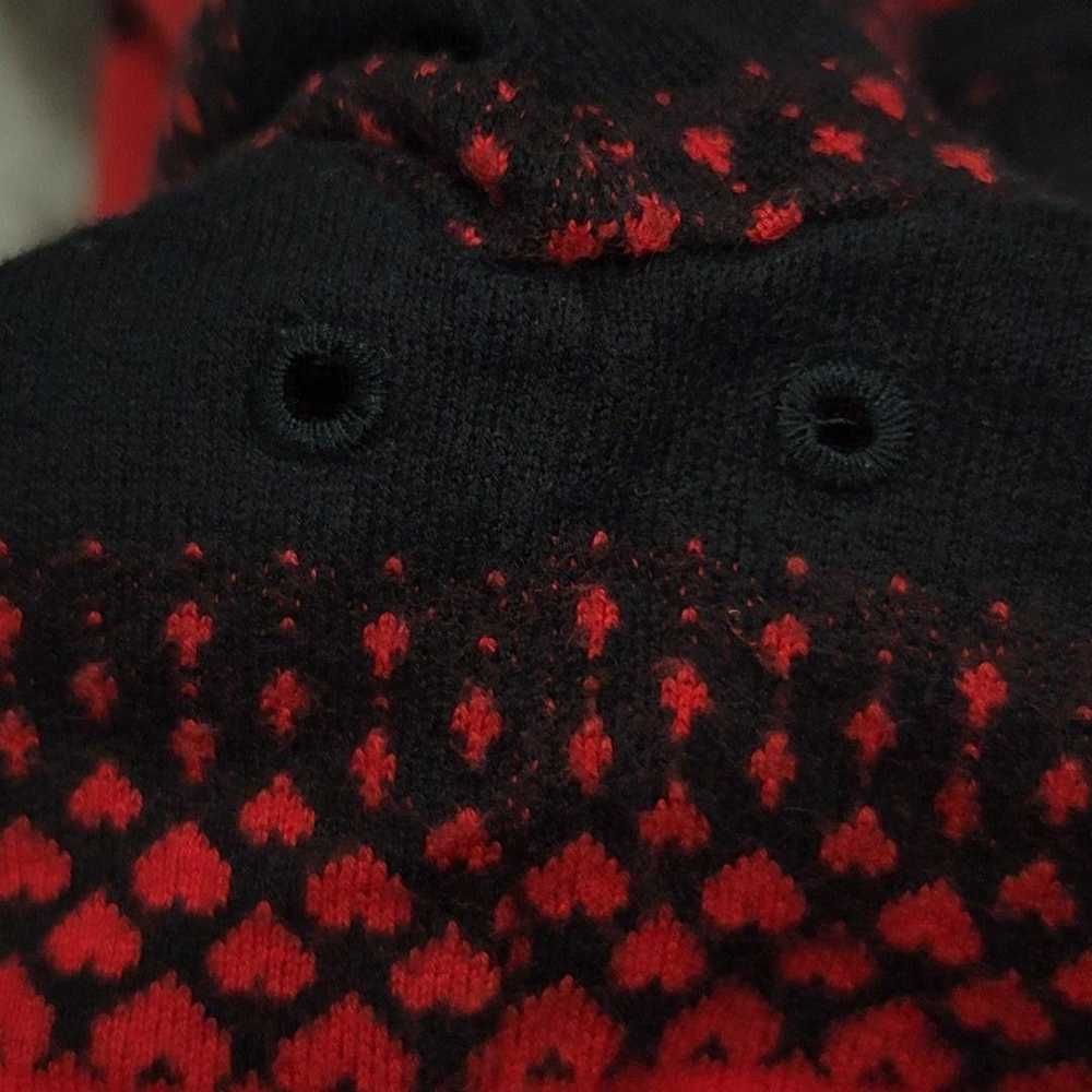 Number (N)ine Number (N)ine Red & Black Sweater - image 6