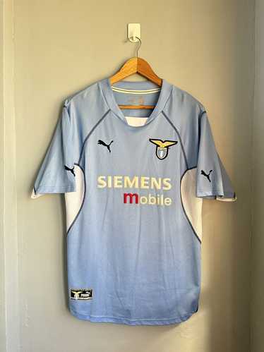 S.S. Lazio 2003/2004 Puma Italy Futbol Soccer Jersey Parmacotto Mens top Size XL