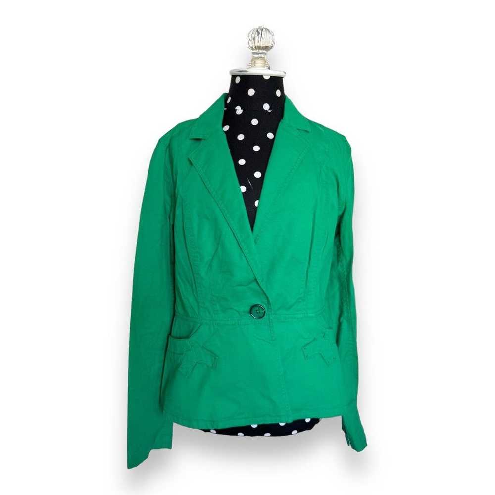 Other CAbi Womens Jacket Sz S Verde Green Single … - image 4