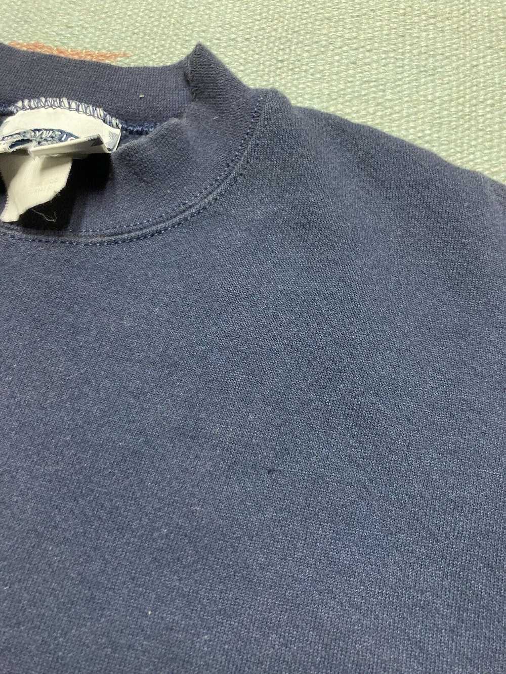 Lee × Made In Usa × Vintage VTG 90s sweatshirt bl… - image 5