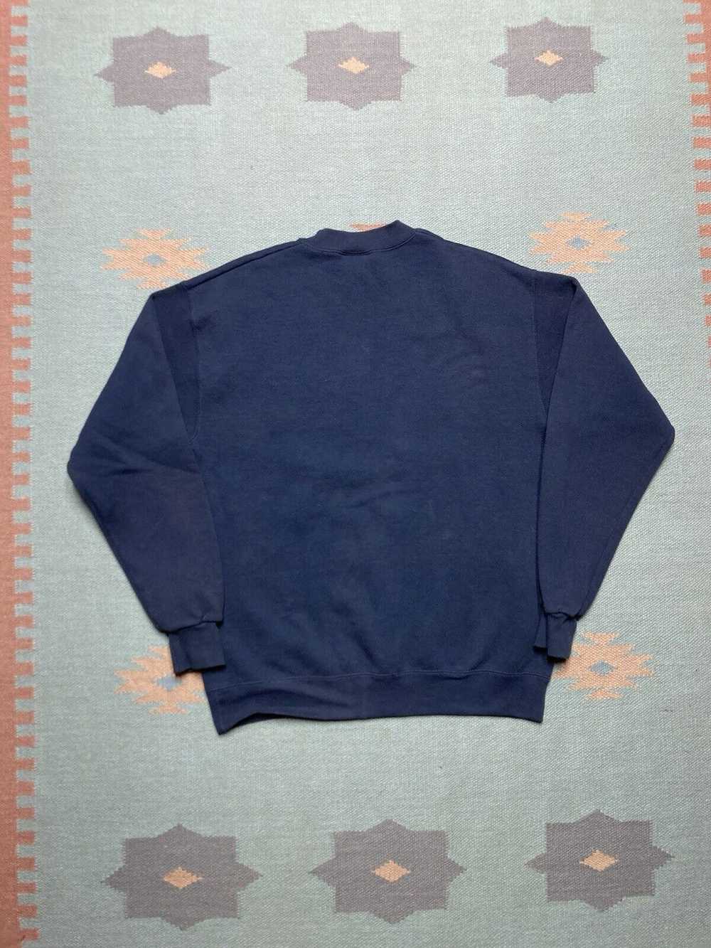 Lee × Made In Usa × Vintage VTG 90s sweatshirt bl… - image 6