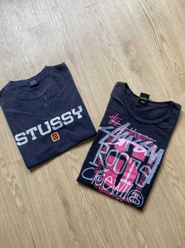 Stussy × Vintage Bundle Lot 2 Pcs Stussy Small Siz