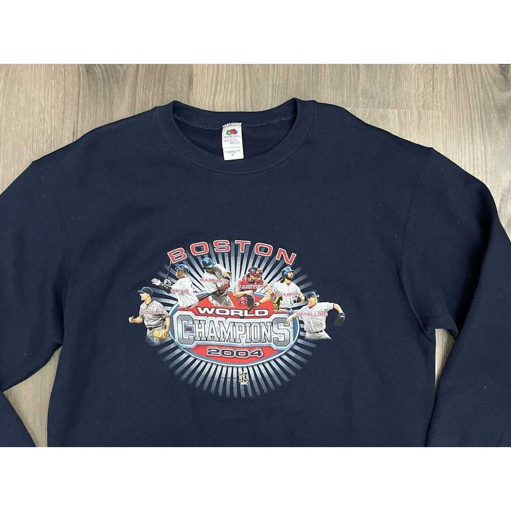 Fruit Of The Loom Vintage Boston Red Sox Sweatshi… - image 2