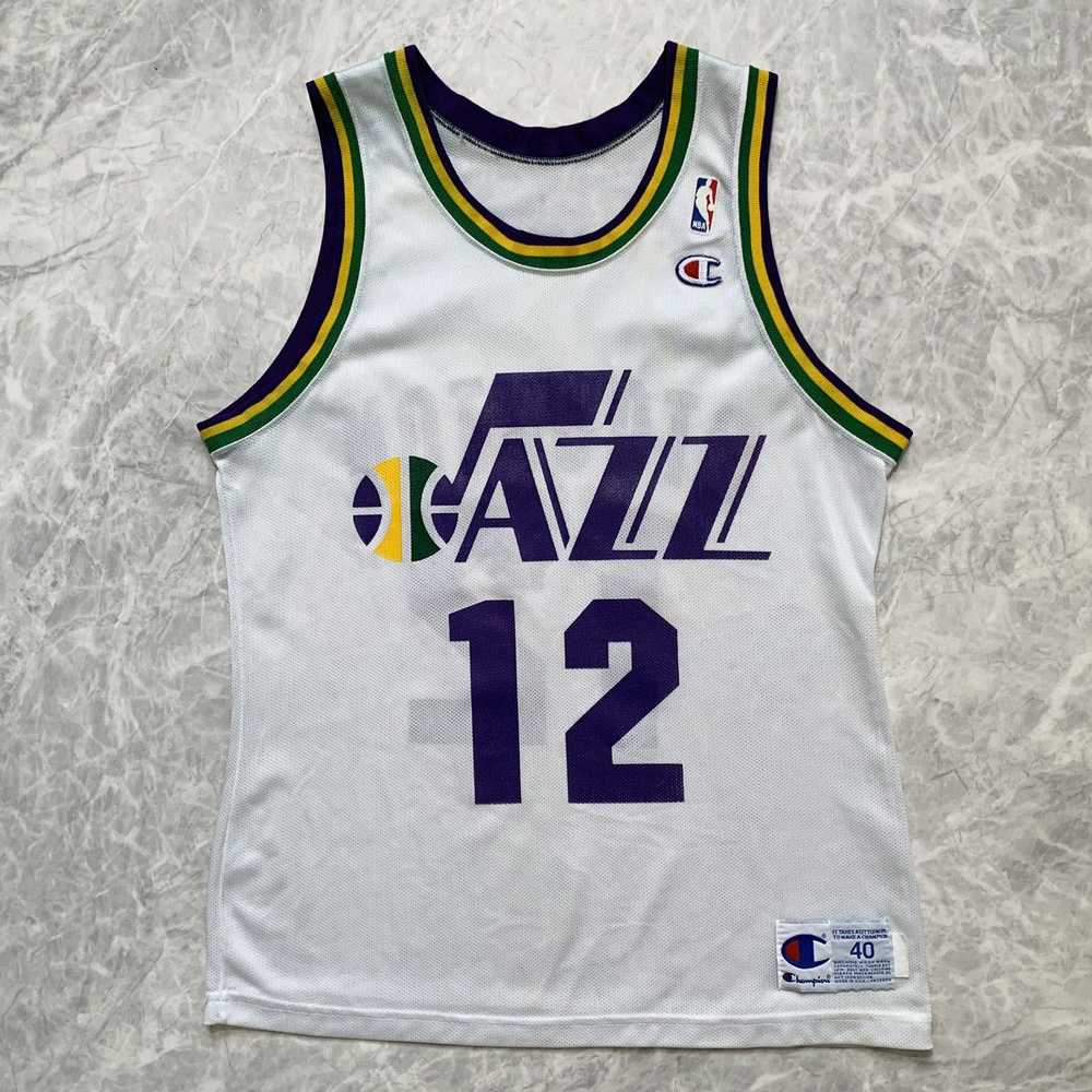 Champion × NBA × Vintage VTG 90s NBA UTAH JAZZ JO… - image 1