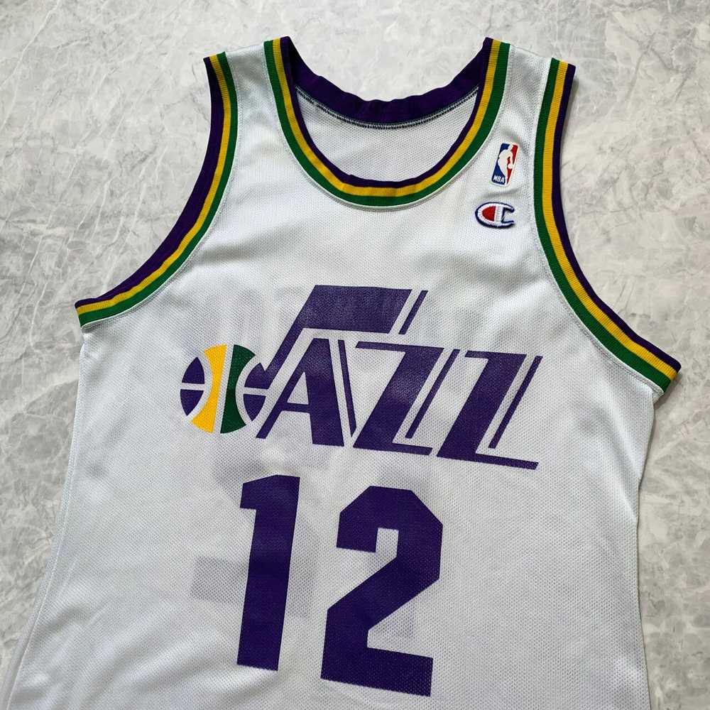 Champion × NBA × Vintage VTG 90s NBA UTAH JAZZ JO… - image 3