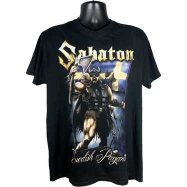 Vintage Vintage Sabaton Swedish Pagans Viking Tee - image 1