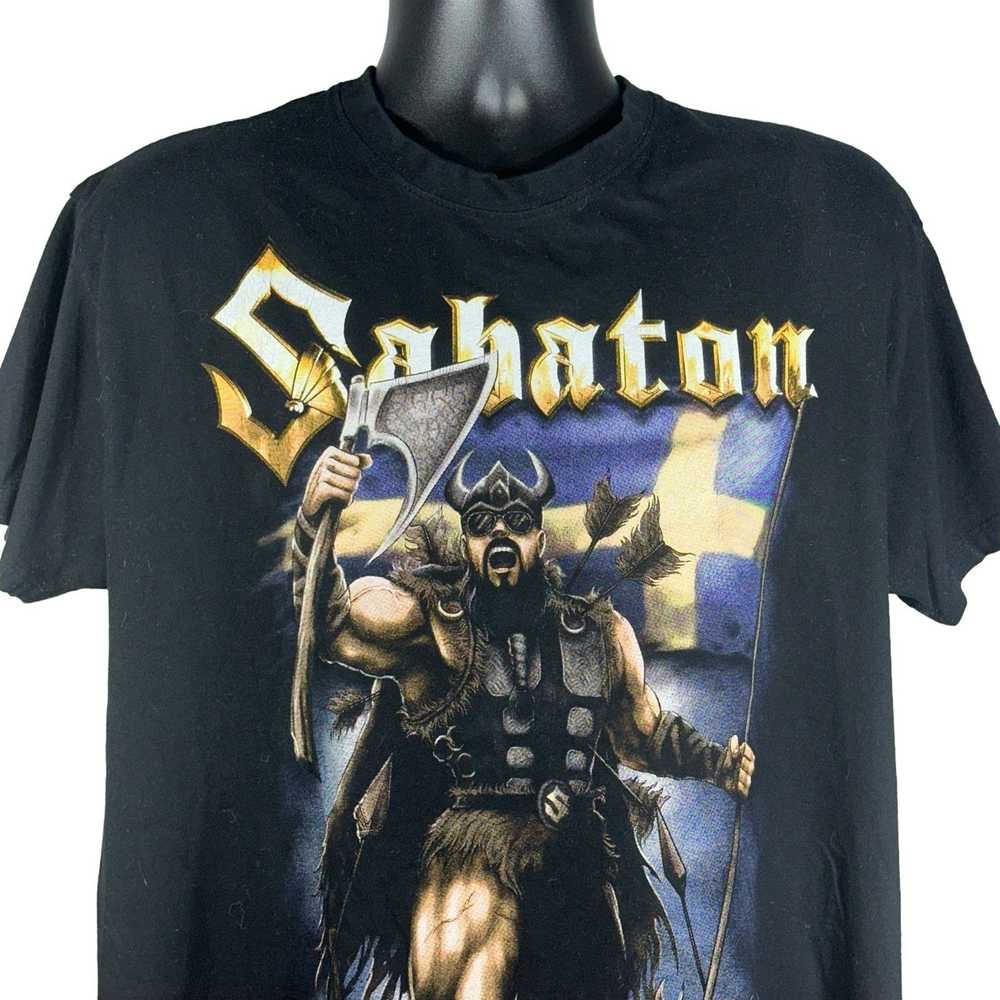 Vintage Vintage Sabaton Swedish Pagans Viking Tee - image 2