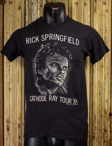 Vintage 70s 80s Rick Springfield American Tour T cheapest Shirt Mens M Band Tee Raglan