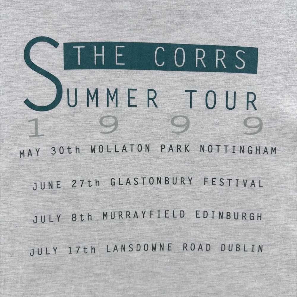 Band Tees Vintage The Corrs 1999 Summer Tour T-Sh… - image 4