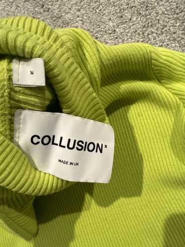 Vintage Collusion Green Knit Turtleneck